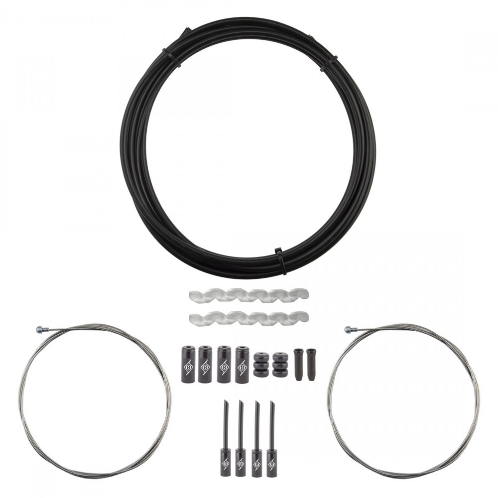 Origin8 Slick Compressionless Road Brake Cable & Housing Kit - Front & Rear