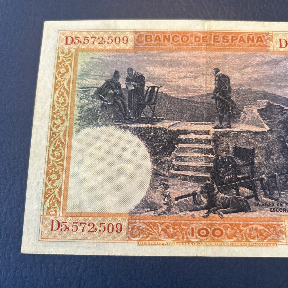 Spain- 100 Pesetas-1925