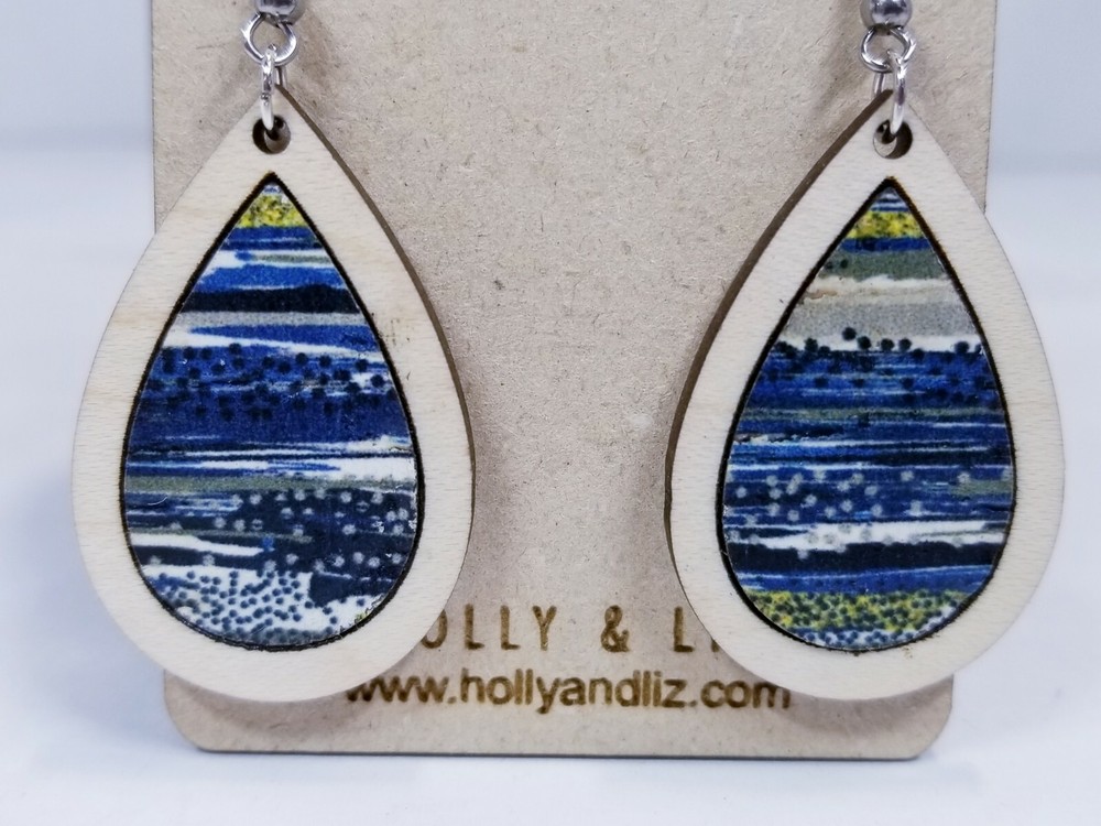 Holly & Liz Tidepool Maple Cork Drops - 2.75"