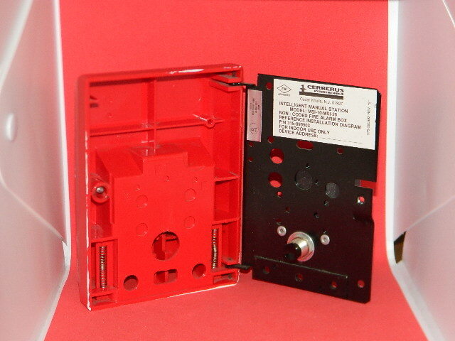 SIEMENS CERBERUS PYROTRONICS MSI-10B MANUAL PULL STATION FIRE ALARM