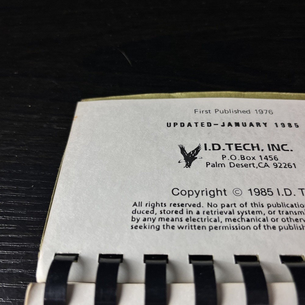 Soviet Armored & Tactial Vehicles Visual Reference Handbook 1985 I.D.Tech Inc