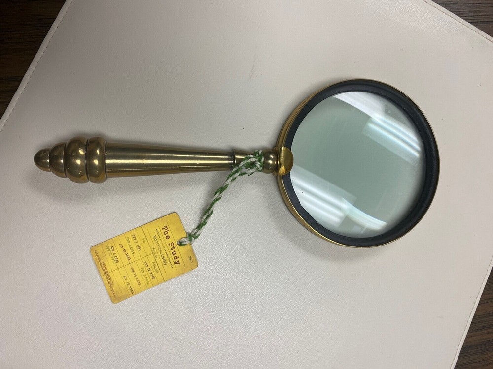 GOLD/BRONZE MAGNIFYING GLASS