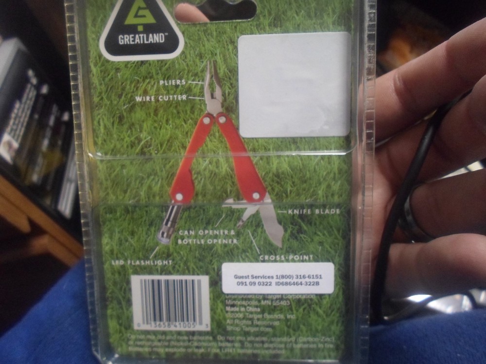 Greatland Stainless Multi Tool With Flashlight NEW!!