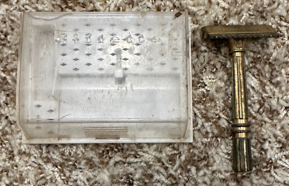 Gem Micromatic Safety Razor with Gillette Case