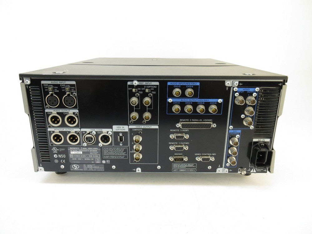 Sony HDW-D1800 HDCAM Studio Deck - Digital Videocassette Recorder Low Drum Hours
