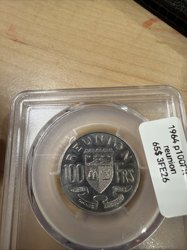 1964 P100 Fr PCGS SP65 Réunion