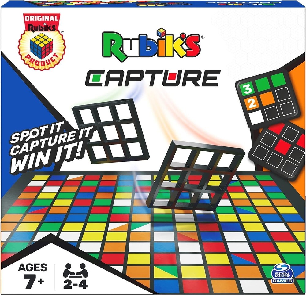 Rubik's Capture, Classic Fast-Paced Puzzle Strategy Sequence Retro...