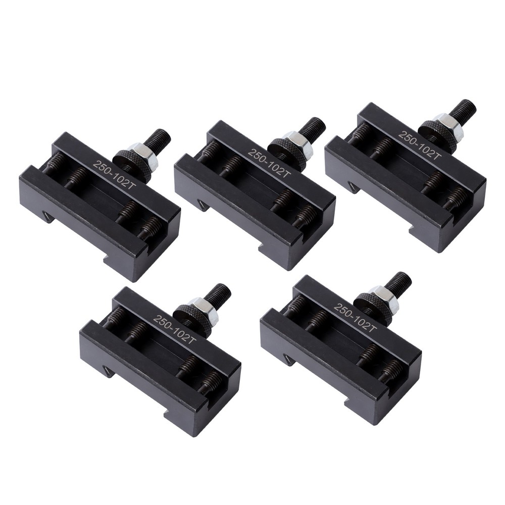 AXA 250-102XL 5 Pack Set 5/8" XL Lathe Tool Post Holders Multi-Process