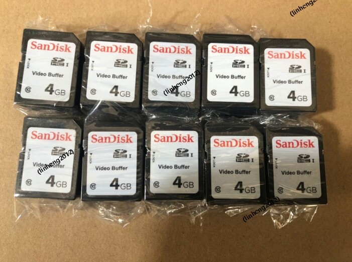 100PCS  SANDISK 4GB SD CARD SDHC