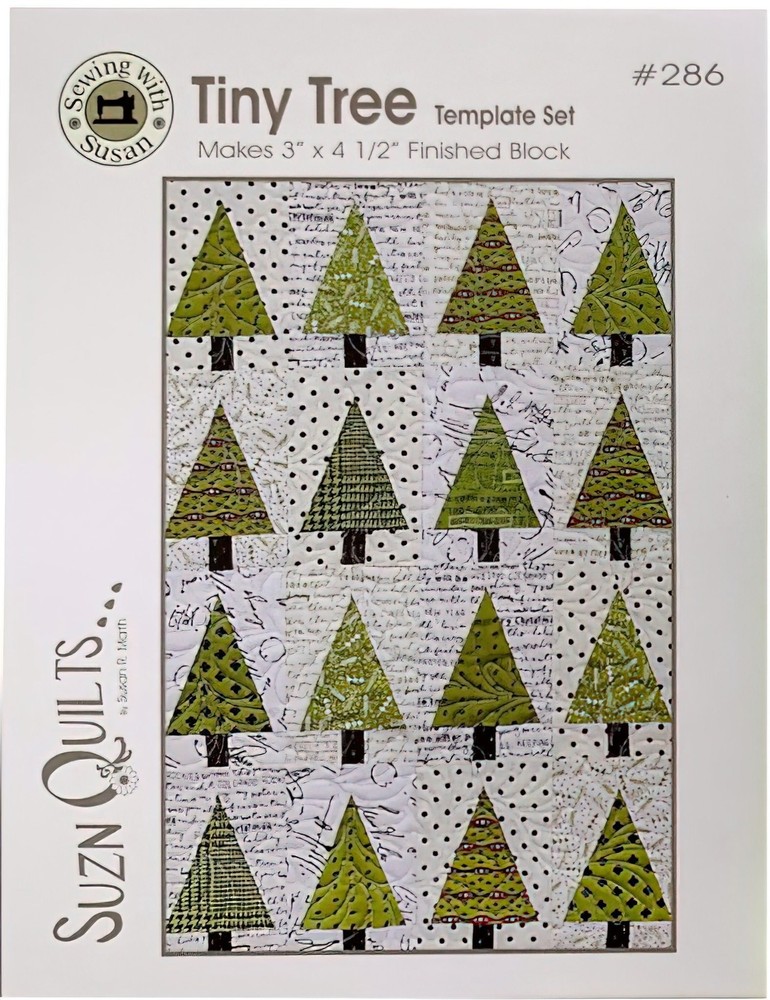 Tiny Tree Template Set by Suzn Quilts