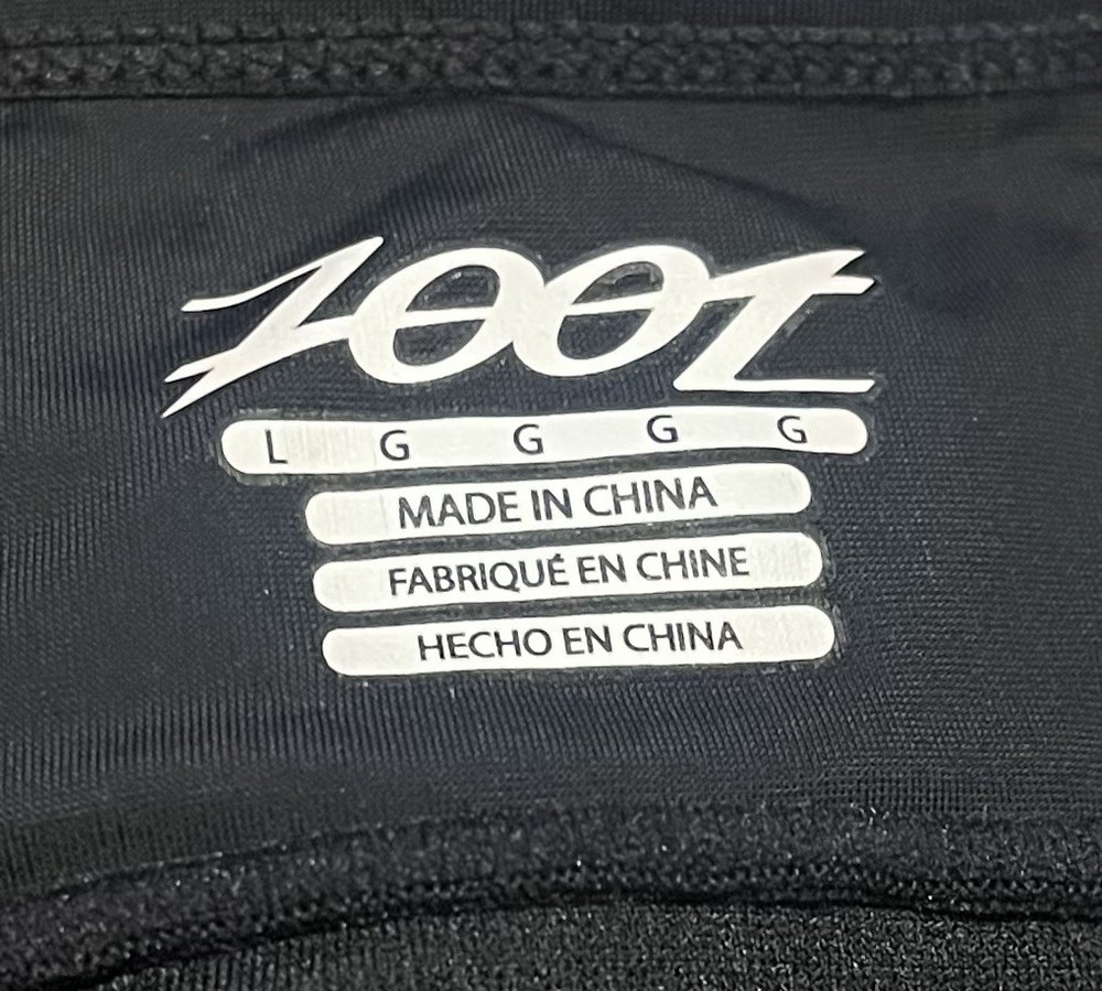 Zoot Triathlete Top Size Large Black