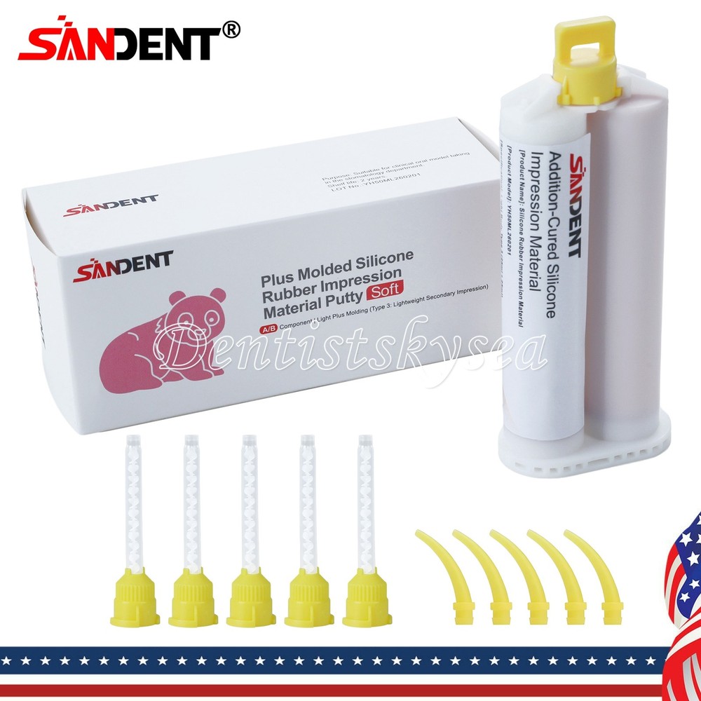 Dental Impression Material silicone Putty Normal Fast Set Light Body NEW