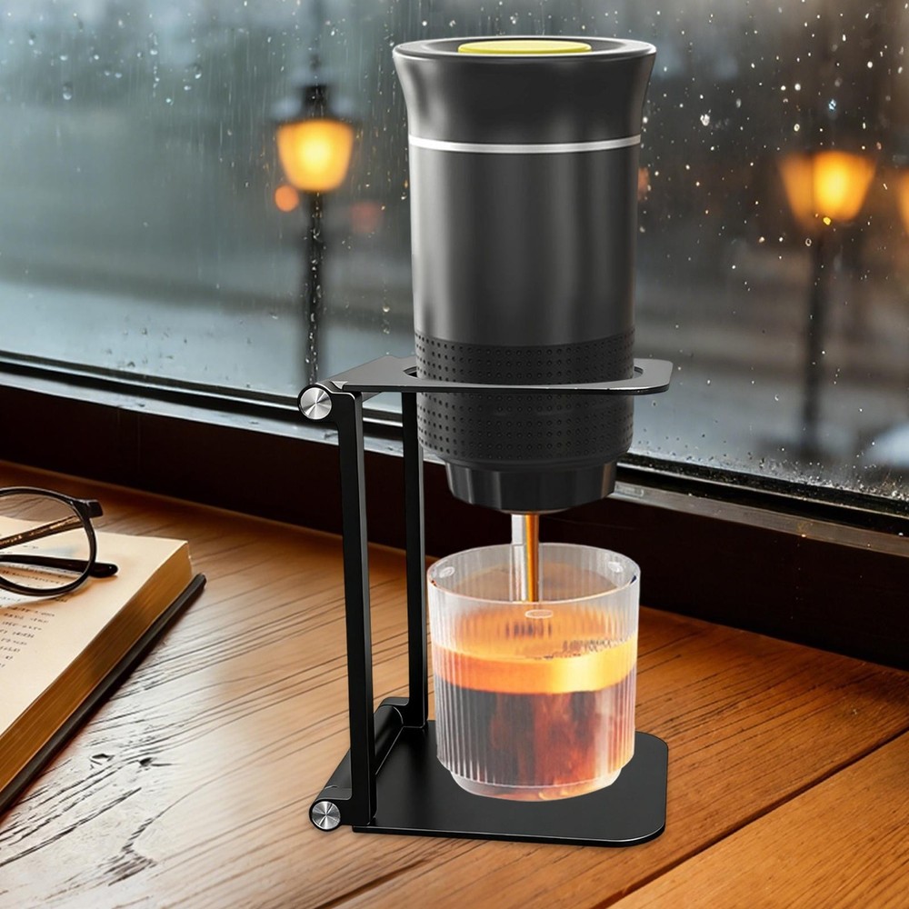 Coffee Maker Stand, Foldable Stand for Coffee Machine, Practical Black Stand for