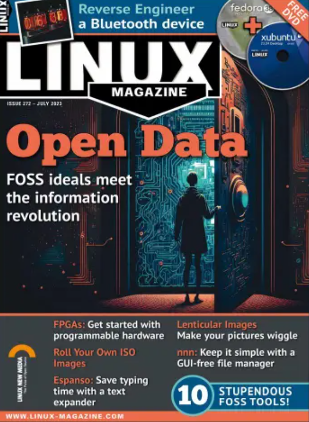 LINUX MAGAZINE | JUL 2023 #272 | OPEN DATA - FREE DVD INC.