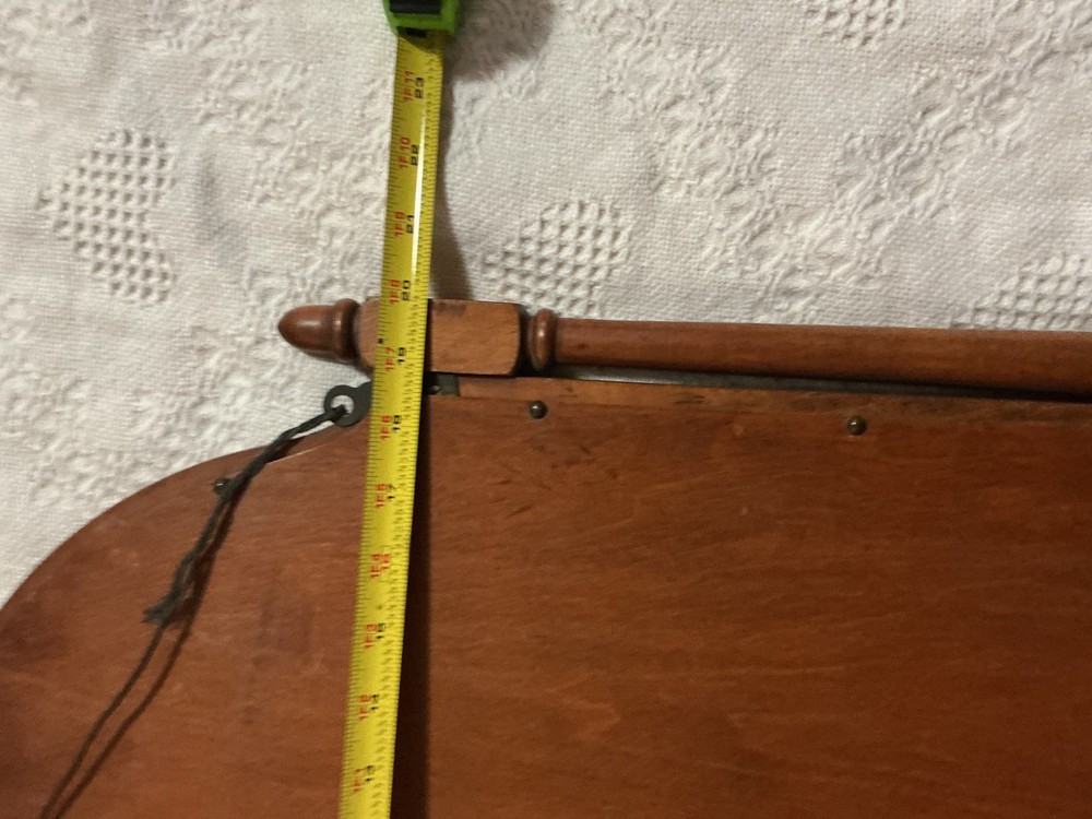 Vintage Maple Wall Mirror Made By Whitney