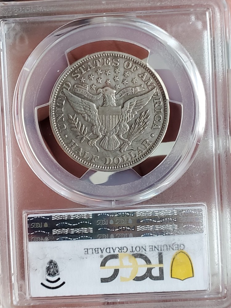 1901 Silver Barber Half Dollar PCGS XF