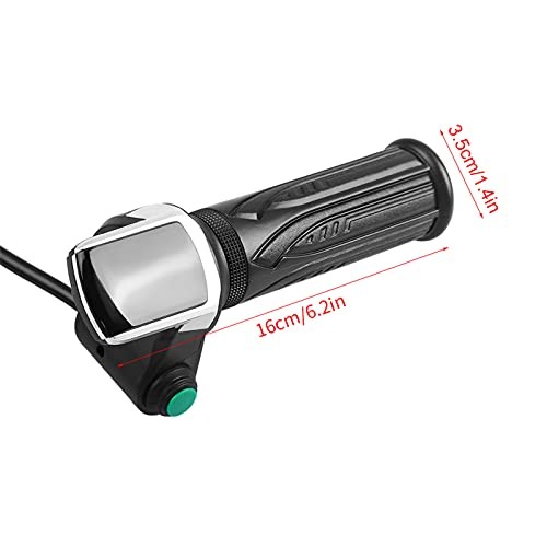 Scooter Throttle Grip, 1 Pair/48V Waterproof LCD Display Throttle 36V