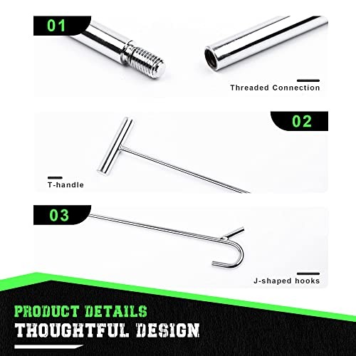 5th Wheel Pin Puller, 32" Solid Steel Chrome Plated 5th Wheel Puller 1 Pack