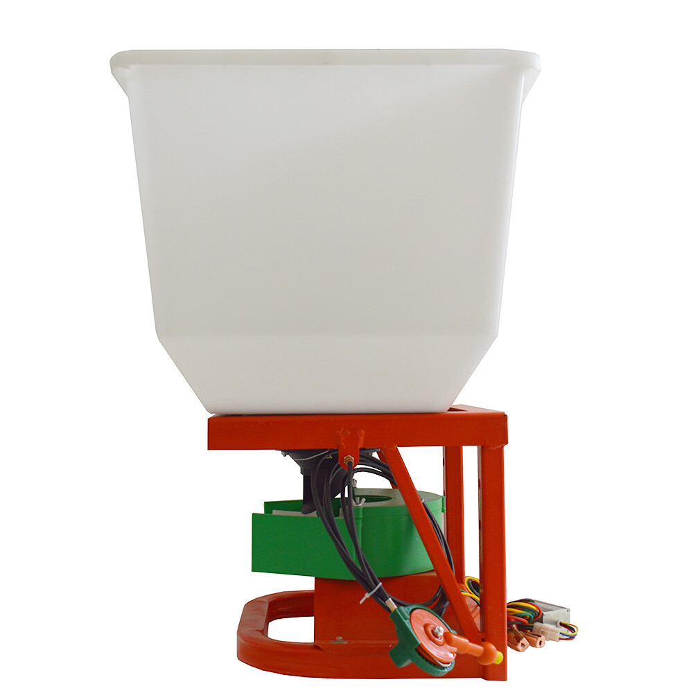 Seed Fertilizer Broadcast Tool Tractor Front Spreading Hopper Capacity 120Kg