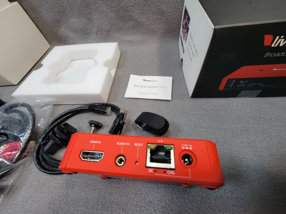 Livestream Broadcaster Pro New-Used Once