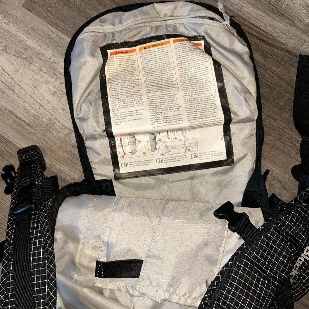 Black Diamond Dawn Patrol 25L Backpack, Small/Medium, Black