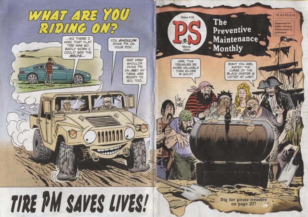 PS: PREVENTIVE MAINTENANCE MONTHLY~ 2004~ 9 Issues~ Joe Kubert Artwork~ MINT
