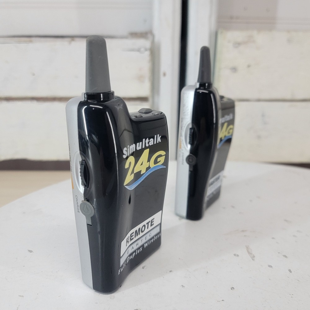 Eartec Simultalk 24G Wireless Full Duplex Intercom System 2 Headsets Tested