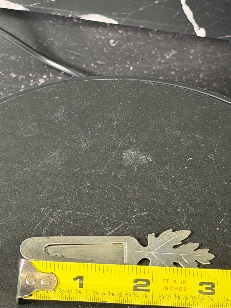 Tiffany and Co. vintage makers sterling silver Maple leaf design bookmark