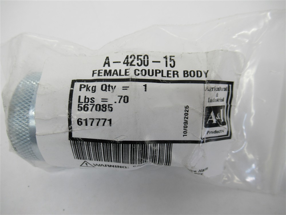 A&I A-4250-15 , Female Coupler Body