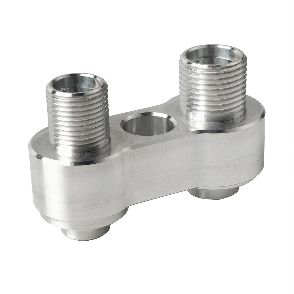 For LS Swap GM R4 A/C Compressor Straight Adapter Fitting