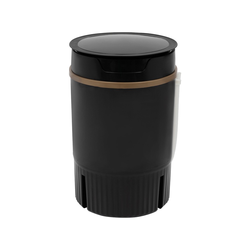 Portable Mini Washing Machine Washer with Drainage Basket Multi-Functional Black