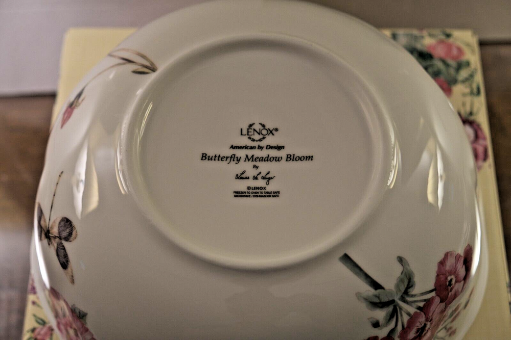 Lenox Butterfly Meadow Bloom Serving Bowl