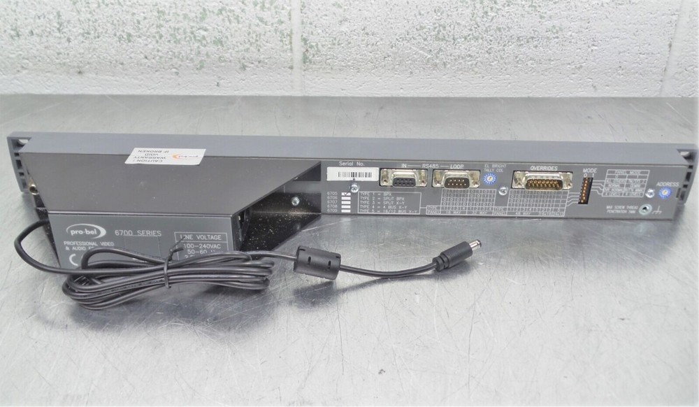 Pro-Bel 6705 Series 32 Button Control Panel probel 6700 series