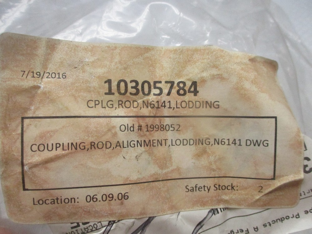 INDUSTRIAL SPARE N6141 ROD COUPLING NSNP