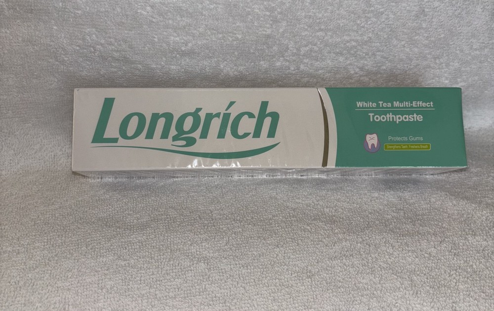 Longrich Toothpaste WhiteTea,Fluoride Free,Deep Cleaning (1 pack) 200g