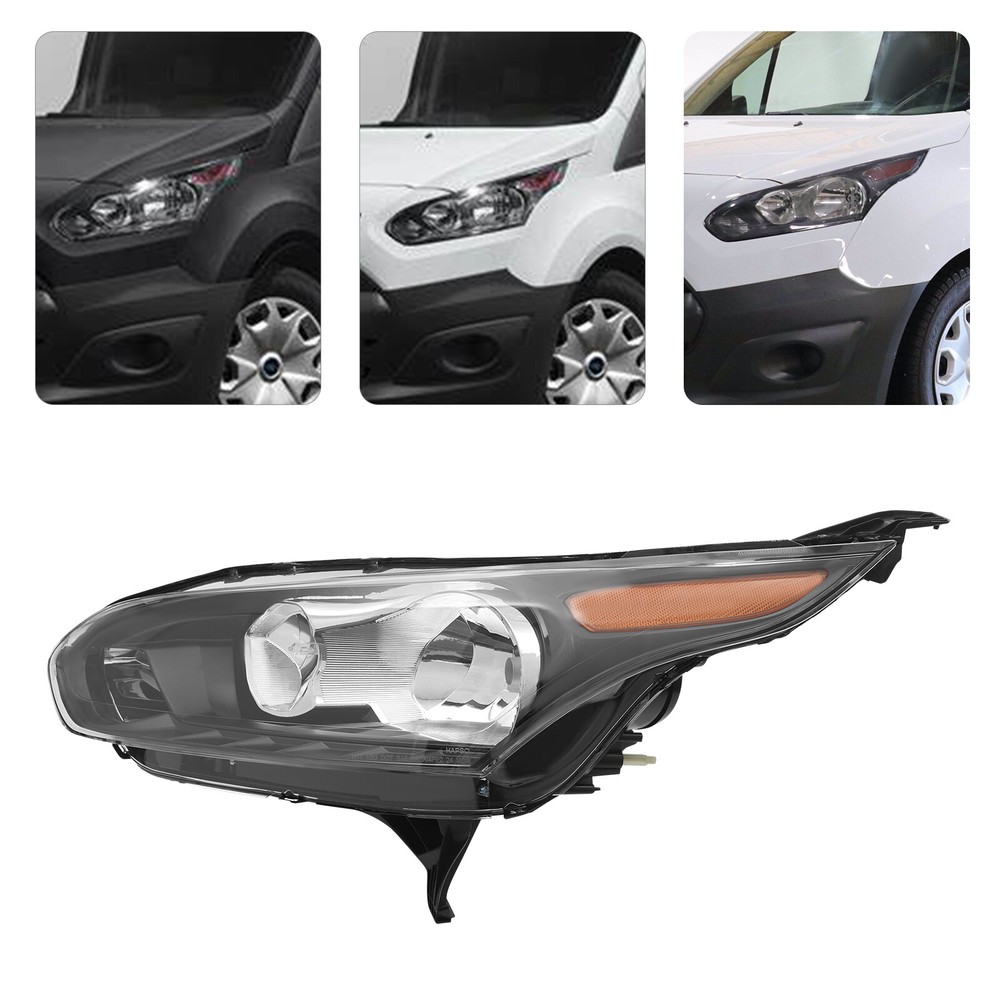 For Ford Transit Connect 2014-2018 Halogen Headlight Driver Left Side Headlamp