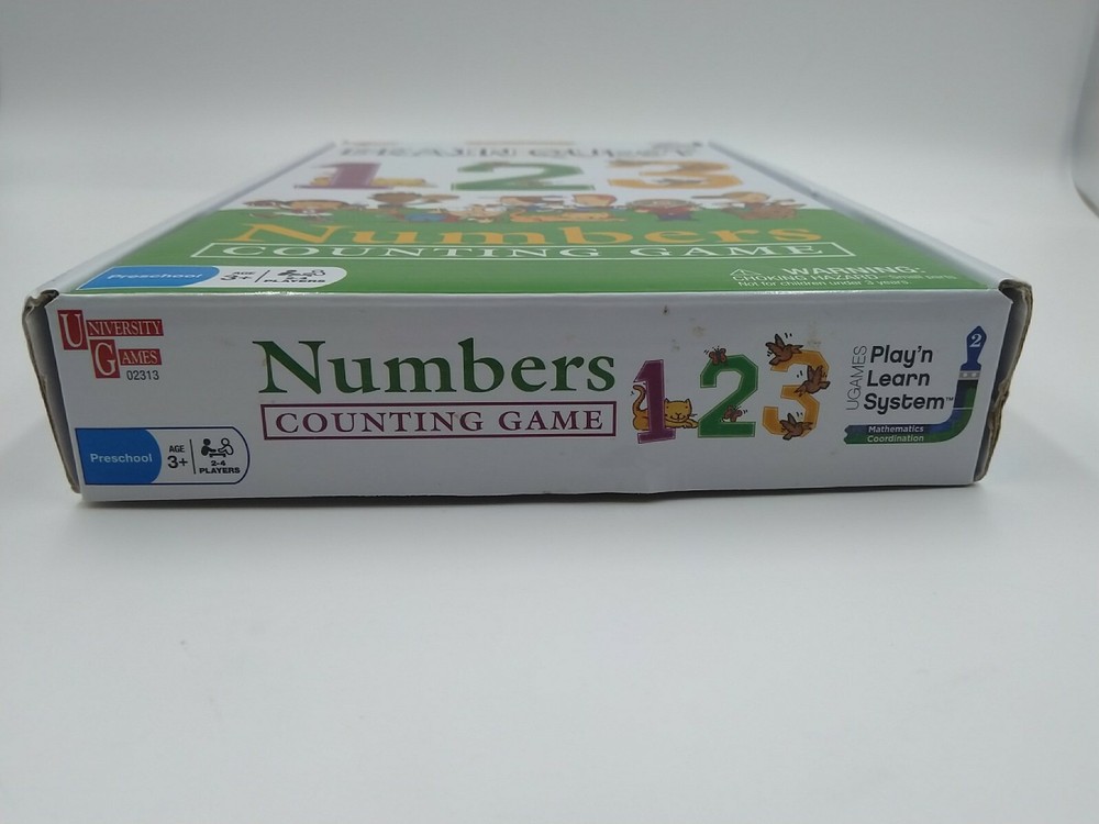 Brain Quest Pre-school Counting With Numbers Game homeschool complete.