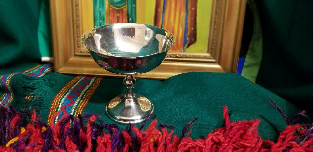 1 Vintage Silver Water Goblet