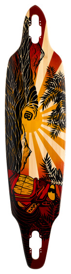 Pacific Sunset Directional Drop Through (Complete Longboard)