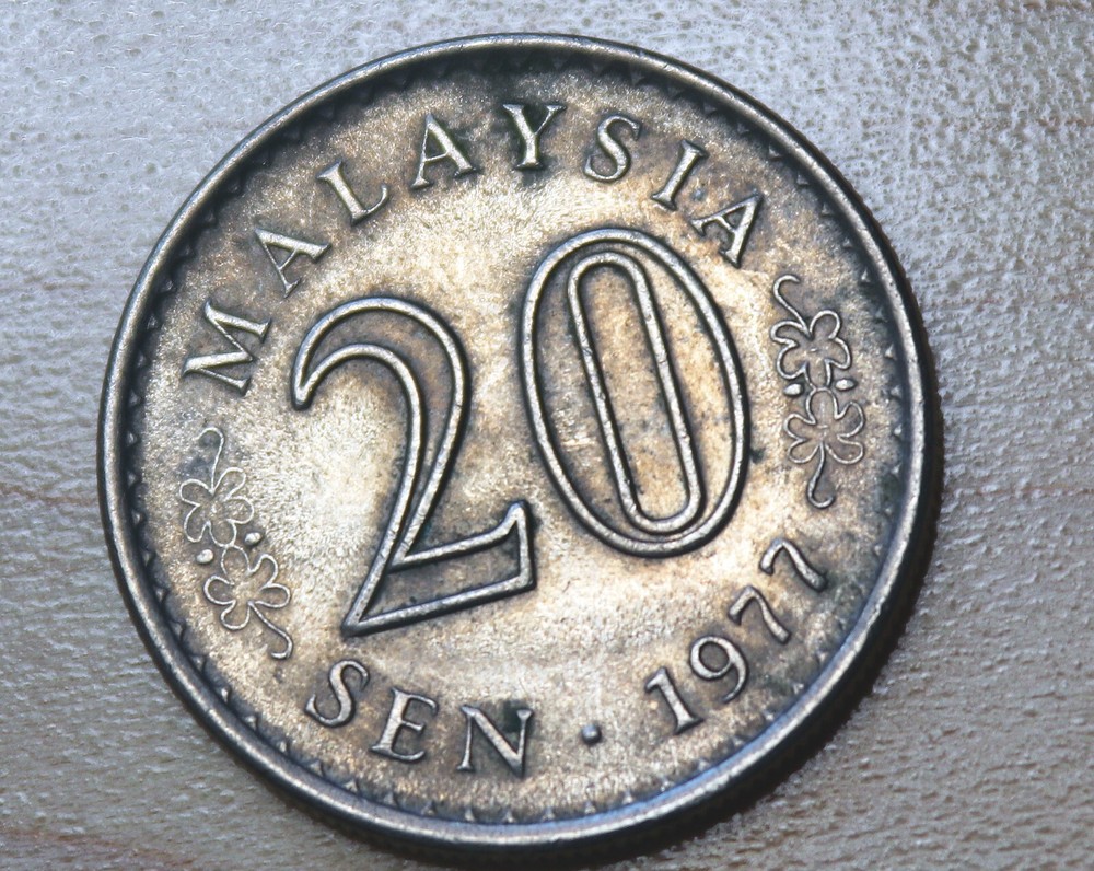 1977 Malaysia 20 Sen