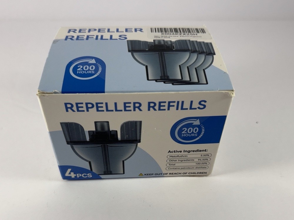 Repeller Refills - 200 Hours - 4 Piece Box