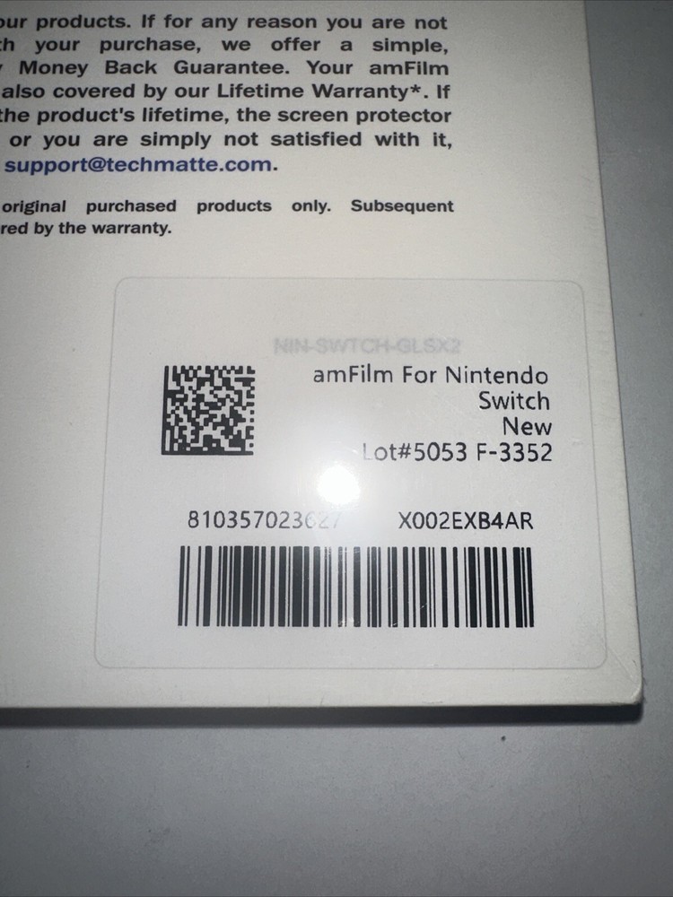 amFilm Screen Protector for Nintendo Switch 2017 - (2-Pack)