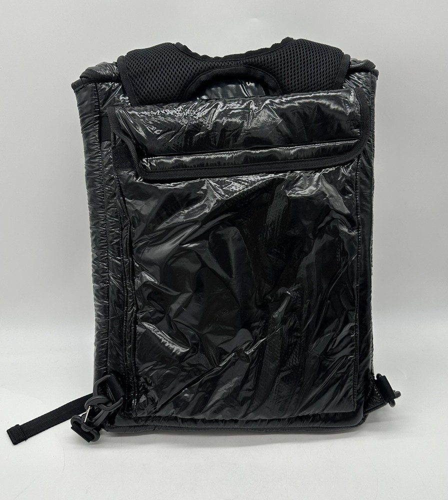 iSkin Collaboration DUCATI Black Redline Nylon Backpack Multi with Pockets Bag