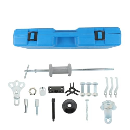9-Way Slide Hammer Puller Kit - Auto Wrench Adapter for Axle Bearings,