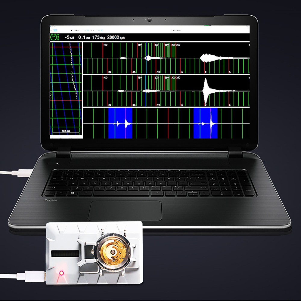 USB Mechanical Watch Timegrapher Tester Calibration Tool for PC Desktops Tablets