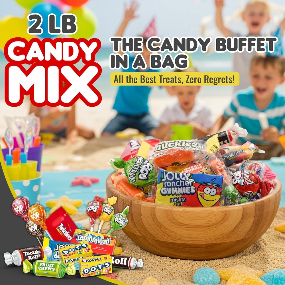 Candylish Candy Mix Variety Pack Bulk Assorted Individually Wrapped Big Bag...