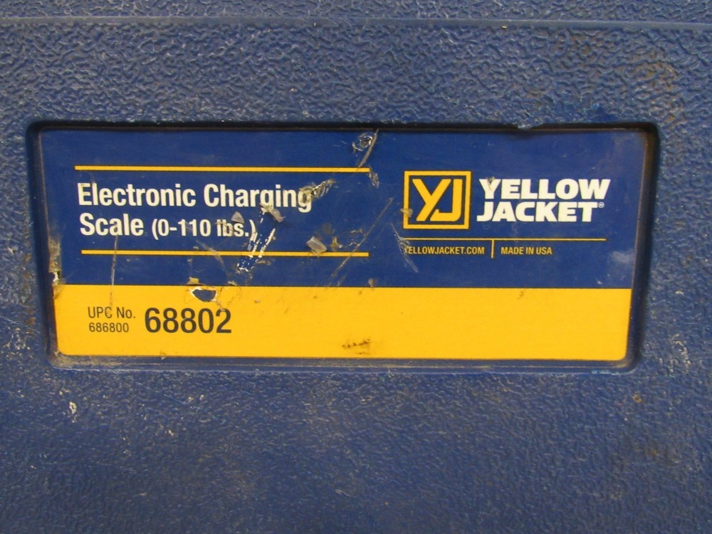 Yellow jacket electronic charging scale #68802