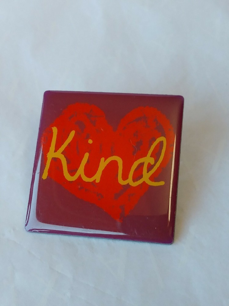 Red Heart Penzeys Square Lapel Pin