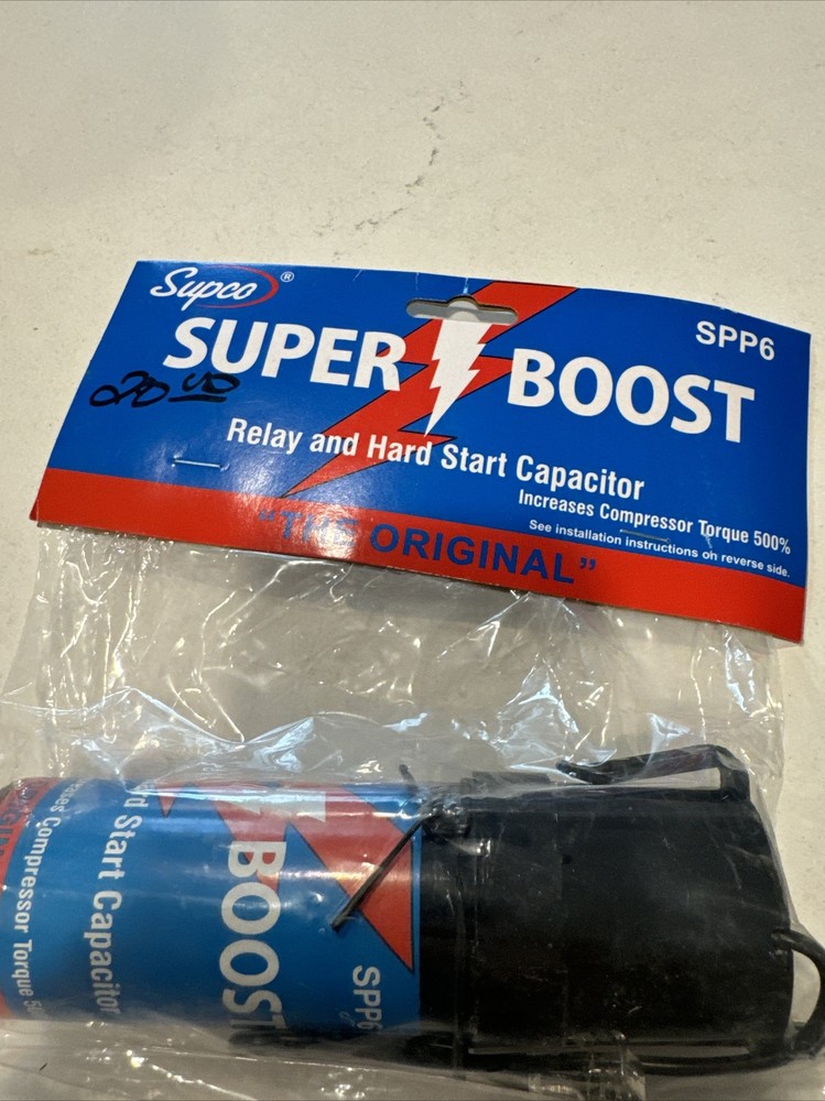 New Supco SPP6 Super Boost Relay And Hard Start Capacitor