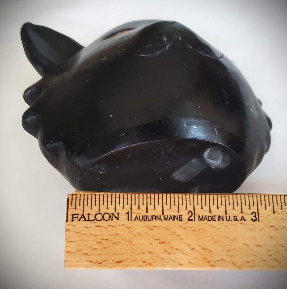 Halloween Black Cat Head Candle